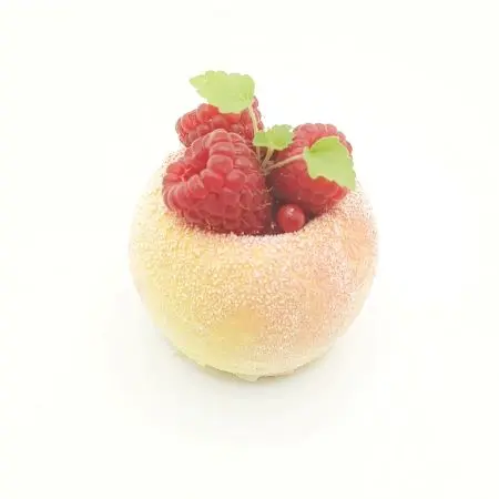 dessert au à la framboise et au miel